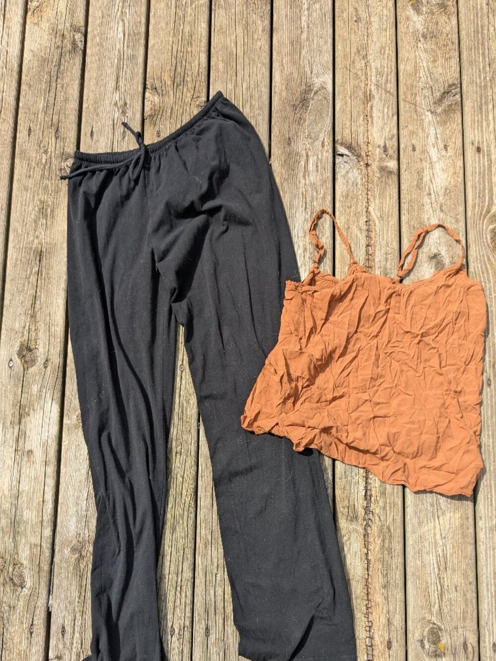 Gaiam Pants And Old Navy Top
